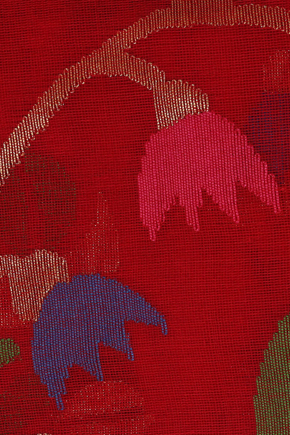 Image of Ponduru Red Saree